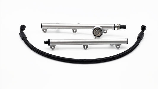 IslandWorks Precision Fuel Rail & Regulator disassembled