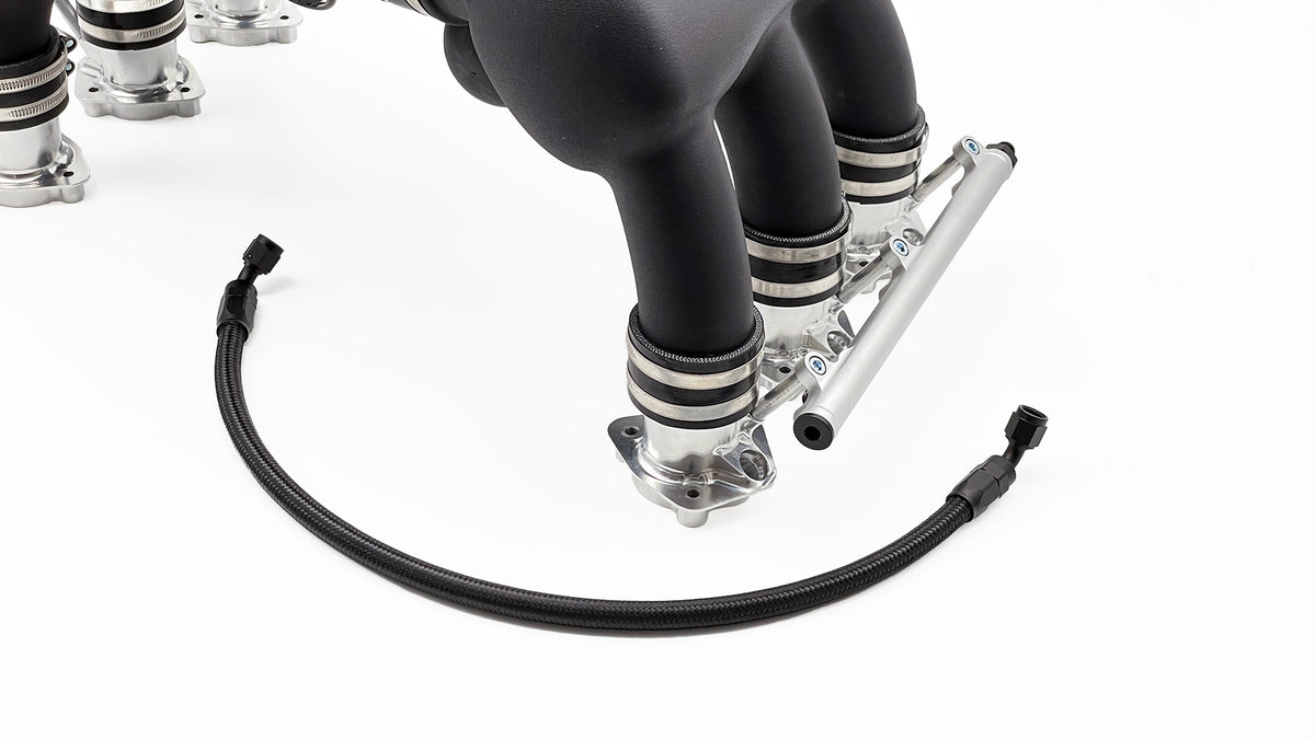 IslandWorks Precision Fuel Rail & Regulator on Intake left side